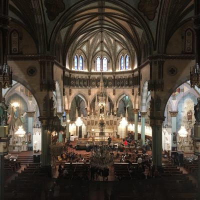 Magnificent weather outside; excitement in the interior of the Co-cathedral of St. Anthony of Padua, May 11 2019.